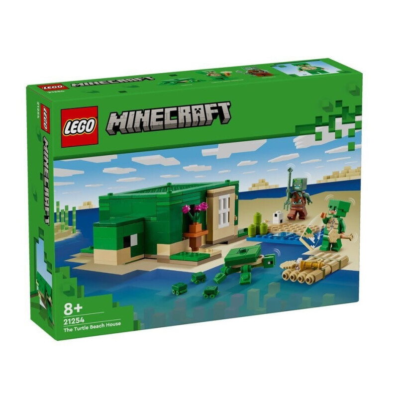 Lego Minecraft 21254 La Casa-tortuga De La Playa 234 Lego Minecraft 21254 La Casa-tortuga De La Playa 234