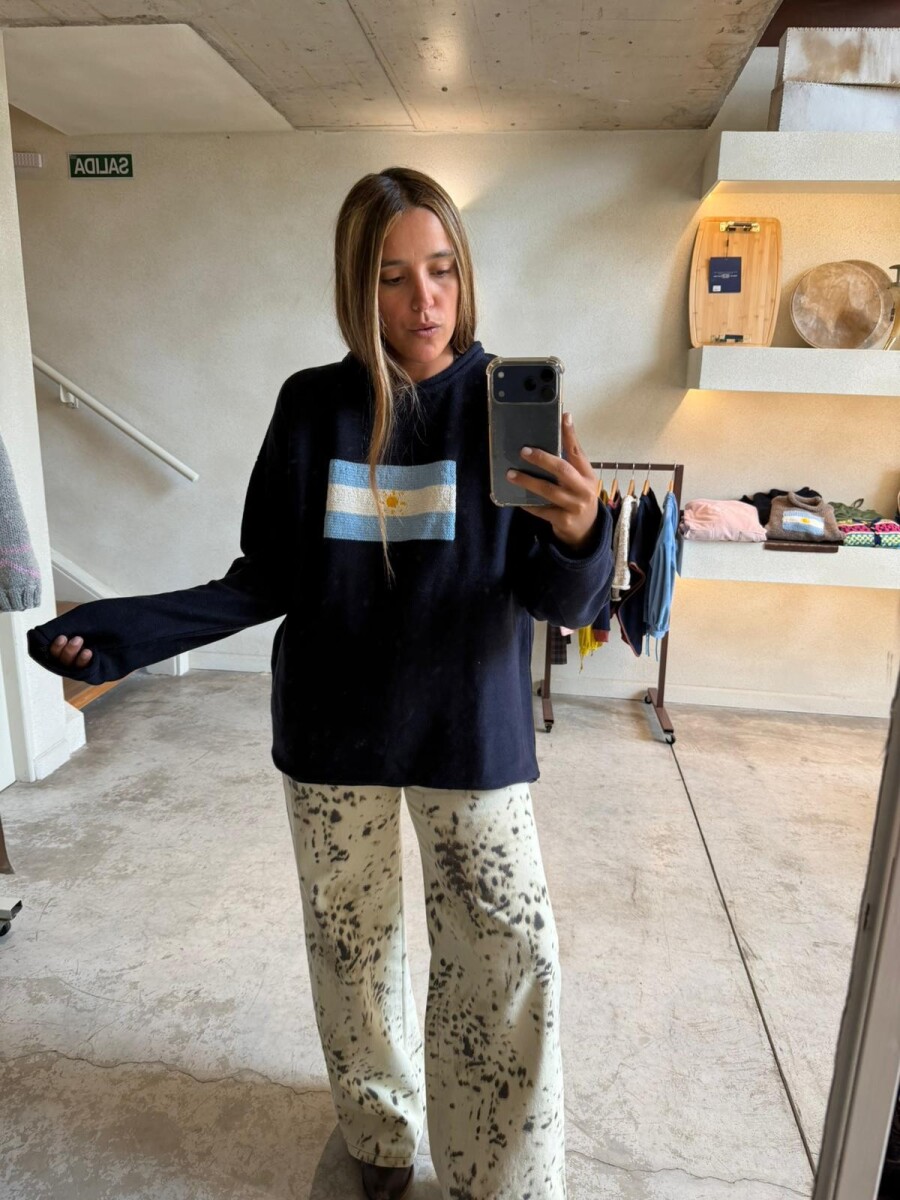 Sweater Flag Argentina - Azul Marino 