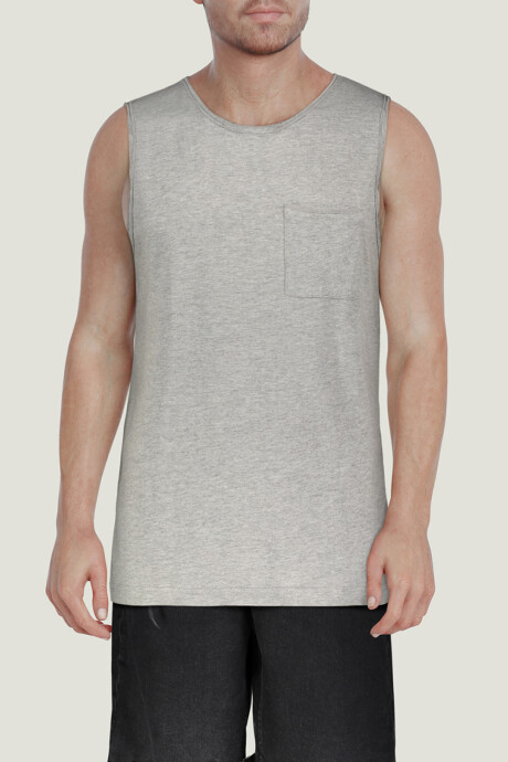Remera Bof Gris Melange Medio