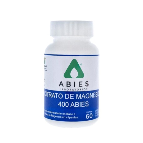 Citrato Magnesio 400 X 60 Cápsulas Citrato Magnesio 400 X 60 Cápsulas