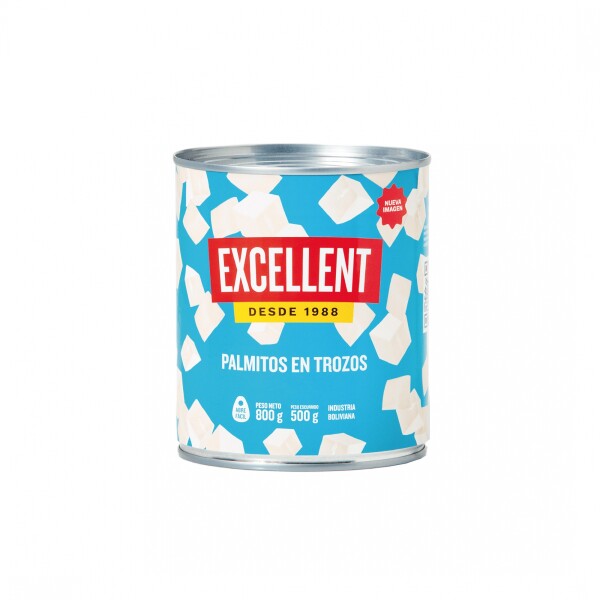 Excellent Palmitos en Trozos 800g Excellent Palmitos en Trozos 800g