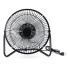 Mini Ventilador Usb De Metal Ideal: Oficina Hogar Escritorio variante color NEGRO