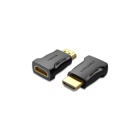 ADAPTADOR HDMI MACHO A HEMBRA VENTION NEGRO