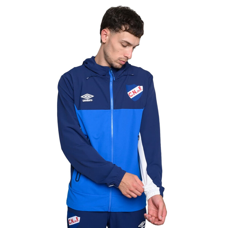 CAMPERA UMBRO UTILITY CNF de Hombre - NU143017 Azul Francia-blanco