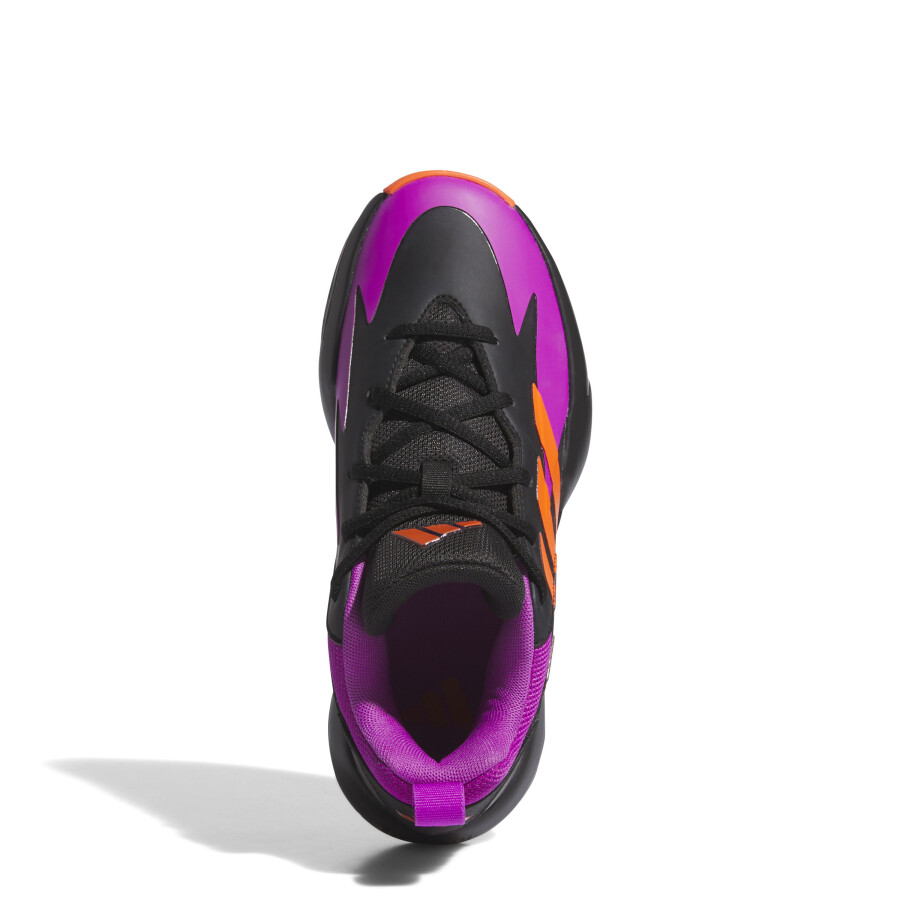 Championes de Niños Adidas Cross &apos;Em Up Select Mid Negro - Púrpura - Anaranjado