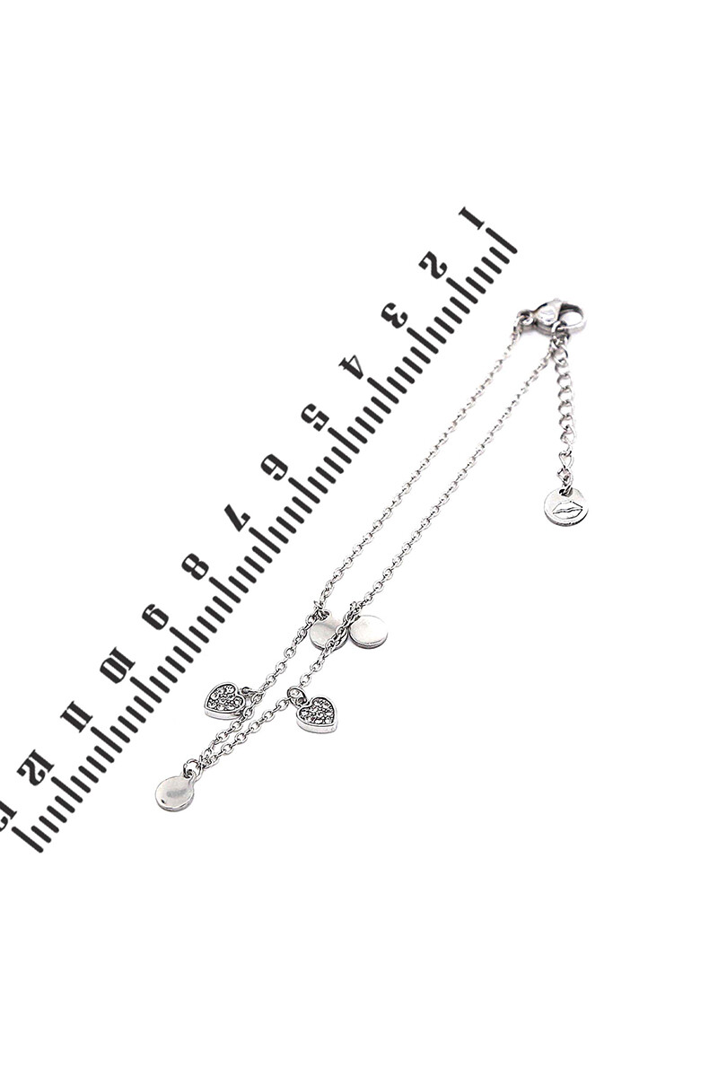 Pulsera con dijes Oreiro plateado
