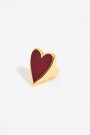 ANILLO CORAZÓN Rojo