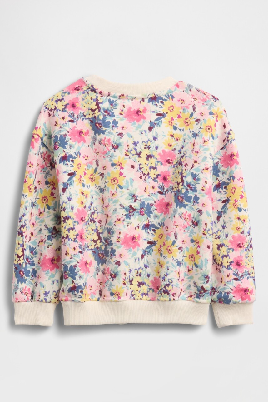 Buzo Deportivo Logo Gap Toddler Niña Ivory Frost