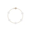 Pulsera en Oro 18K con perlas de río Pulsera En Oro 18k Con Perlas De Río