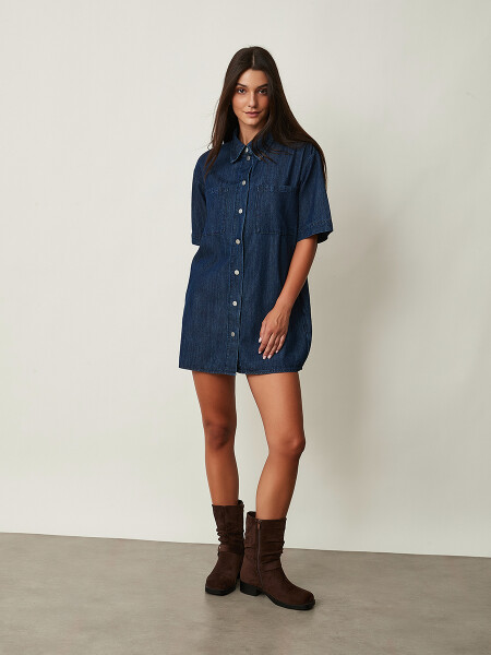VESTIDO ELENIA AZUL OSCURO