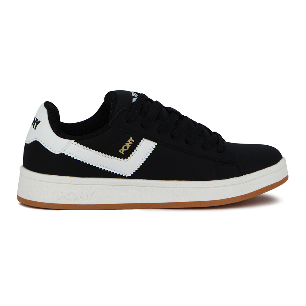 Pony Calzado Lifestyle Square Pu Unisex - Negro/Blanco Negro-Blanco