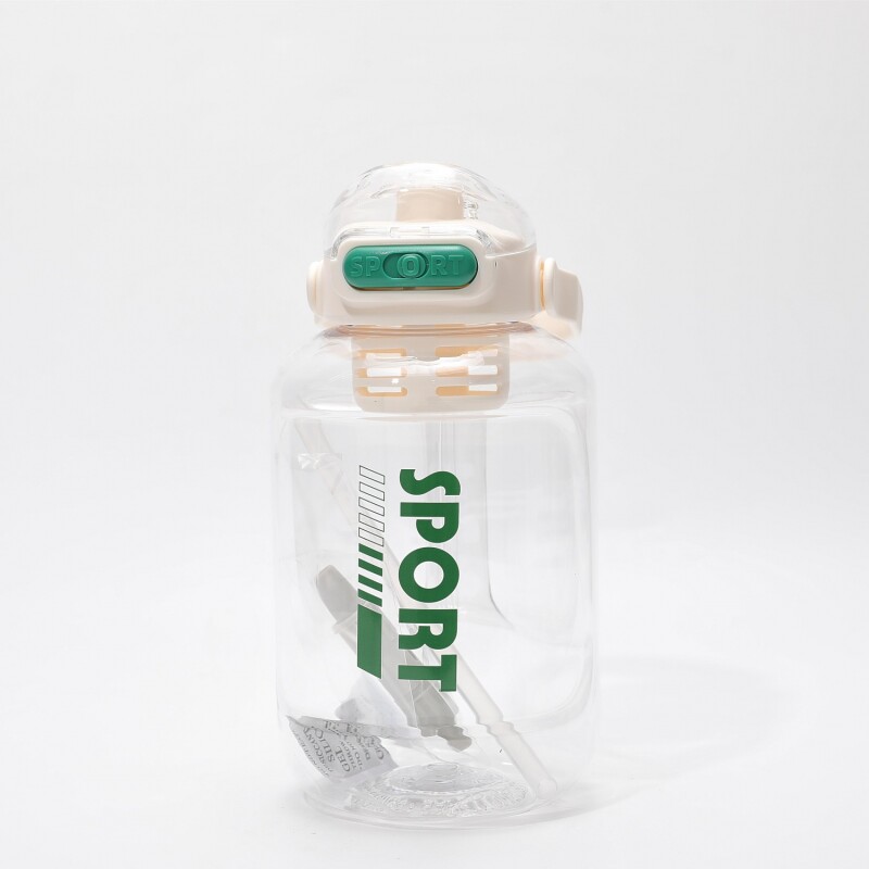 BOTELLA DE AGUA DEPORTIVA PORTÁTIL CON PAJA (1600 ML/BLANCO) BOTELLA DE AGUA DEPORTIVA PORTÁTIL CON PAJA (1600 ML/BLANCO)