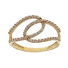 Anillo de oro amarillo 18k con circonias N8209 Anillo de oro amarillo 18k con circonias N8209