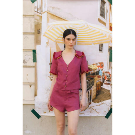 Pre Venta Blusa Fresa Morado