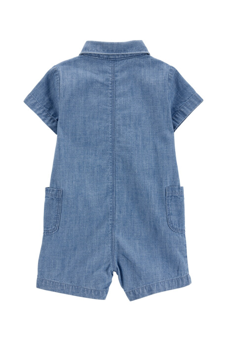 Monito corto de chambray Sin color