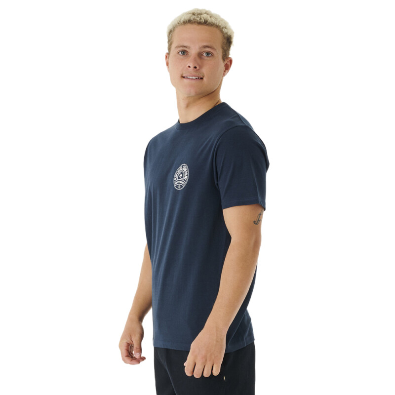 Remera Rip Curl Stapler - Azul Remera Rip Curl Stapler - Azul