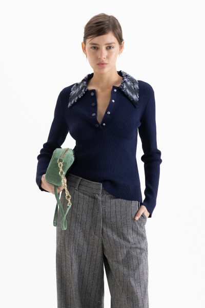 TOP SQUARE Azul Marino