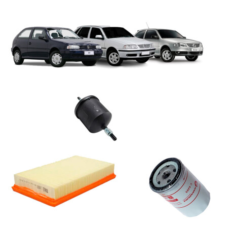 FILTROS ACCESORIOS VARIOS COMBO KIT FILTROS VOLKSWAGEN GOL 1.6 1.8 G2 G3 G4 FILTROS ACCESORIOS VARIOS COMBO KIT FILTROS VOLKSWAGEN GOL 1.6 1.8 G2 G3 G4