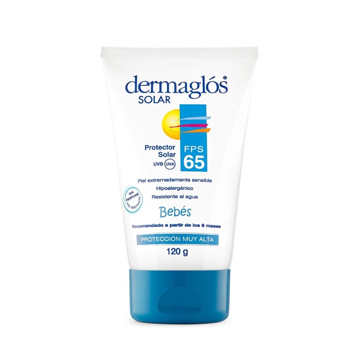 Crema Protector Solar Dermaglos Fps 65 Bebes 120 g 