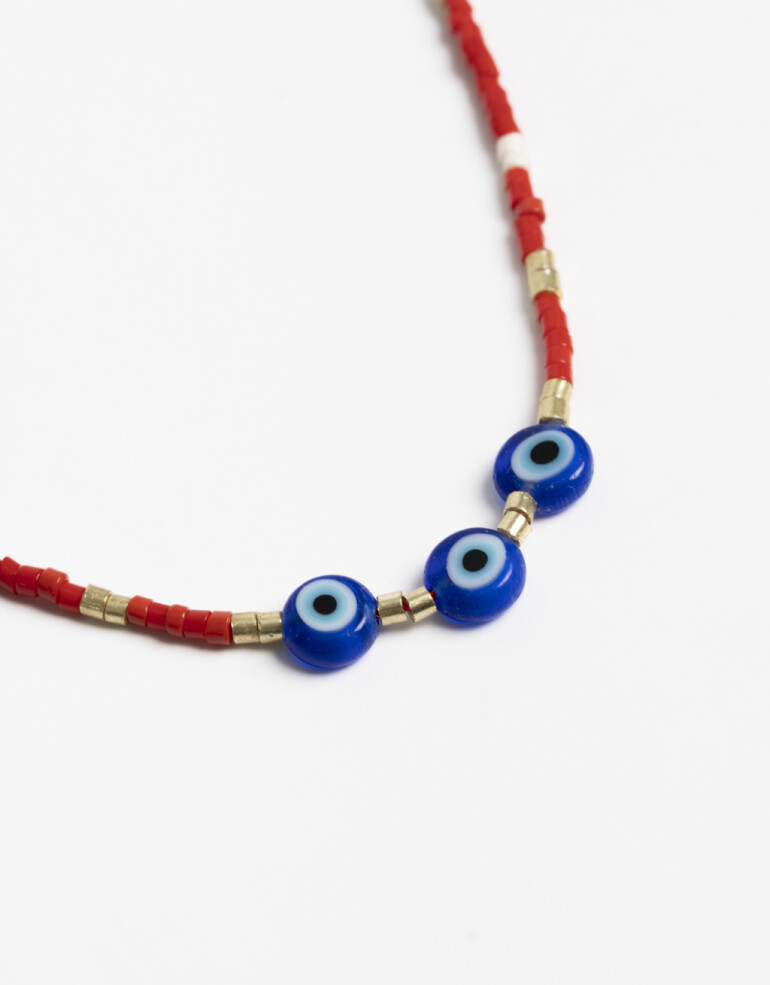 Collares Cortos Lucky charm Collar Corto Beads Lucky - Combinacion Multicolor