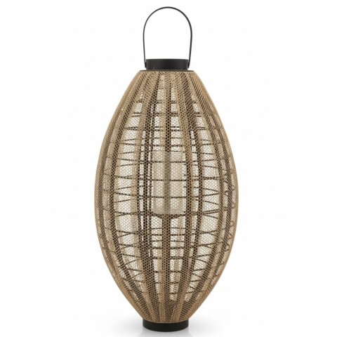 FAROL BAMBU BEIGE COMB 2PZAS 80CM Unica