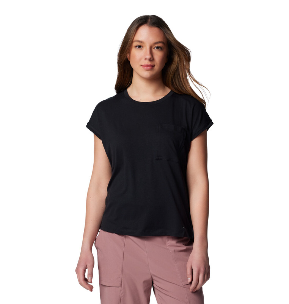 Remera Boundless Trek™ Short Sleeve Mujer - BLACK 