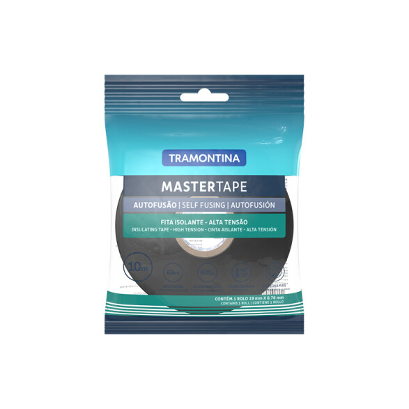 Cinta autovulcanizable 0,76x19mm 10m -TRAMONTINA TE2050