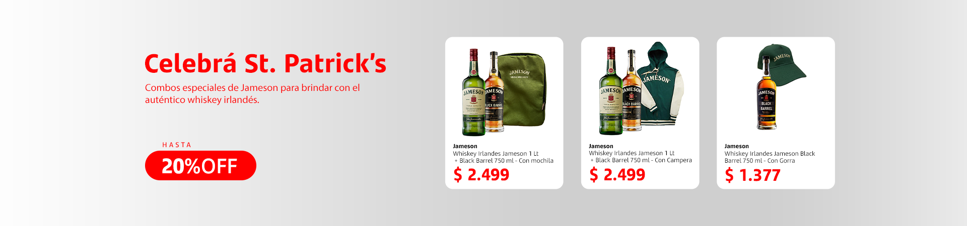 St Patricks con Jameson