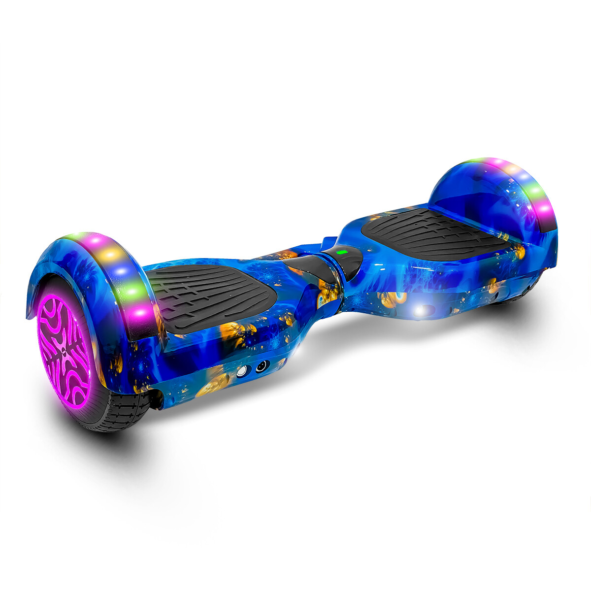 Skate Hoverboard Eléctrico 6.5 Bluetooth Luces Led N1 - Azul 