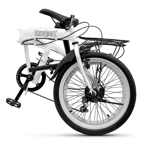 Bicicleta Plegable Expert Amsterdam Rodado 20 C/Cambios Varios Colores Blanco