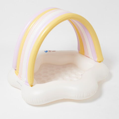 Piscina inflable con techo UPF+ Princess Swan