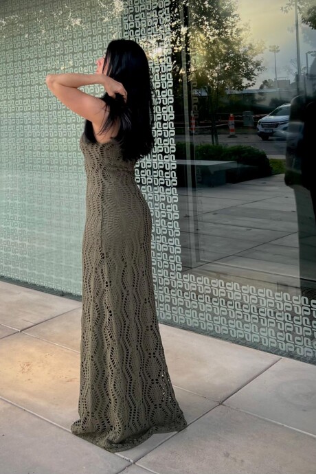 Vestido sin manga Aleida Verde