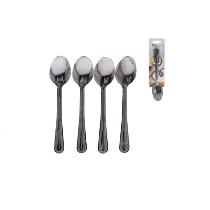 Set Cuchara Café x4 Metal SET CUCHARA CAFÉ X4 METAL