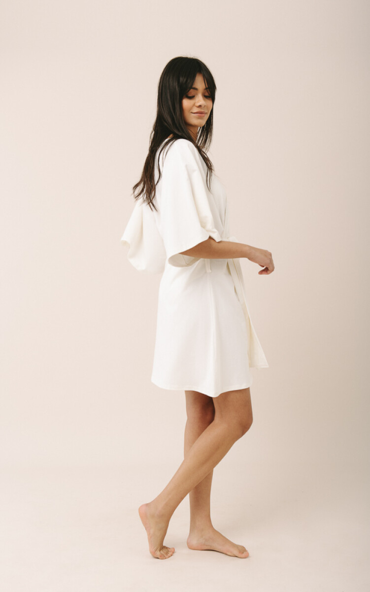 Bata Aurora [BC12] Algodón - Crema 