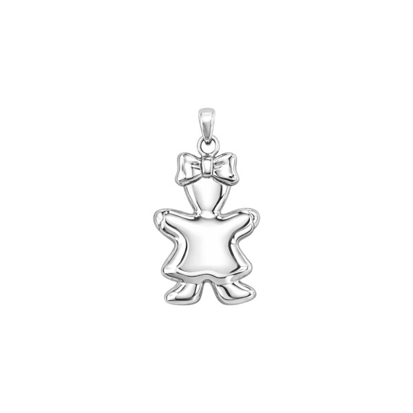 Dije Colgante Niña-Plata 925 Inflada-Sin Piedra-CP3919 sinpiedra