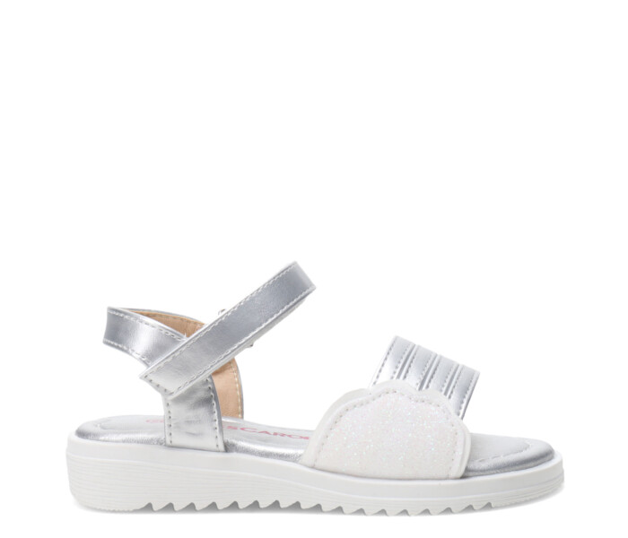 Sandalias de Niña MINI Miss Carol ANZAC con diseño de nube Plateado