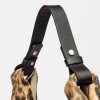Bolso The Shopping En Cuero Animal Print Camel