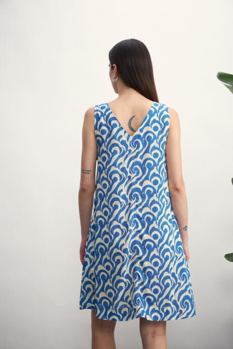 Vestido Vera Azul