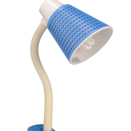 Lámpara De Pinza Y Base 43 Cm Con Bombilla Incluida 7w Azul