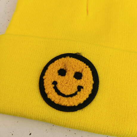Gorro de lana smile Amarillo