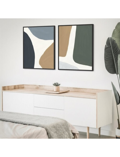 CUADRO CANVAS 40x50cm MARCO FORMAS 2 CUADRO CANVAS 40x50cm MARCO FORMAS 2