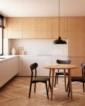 Silla Safina chapa de fresno y madera maciza de caucho