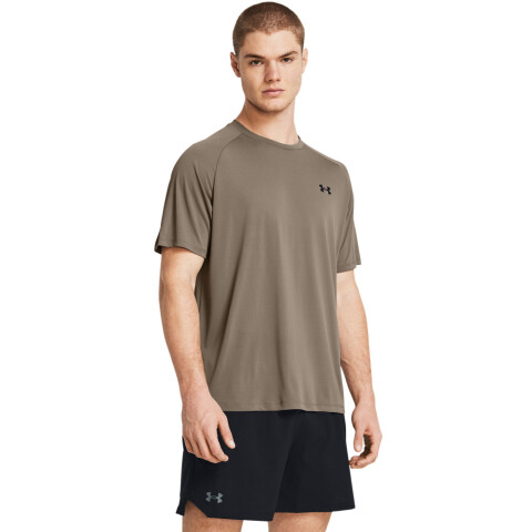 UA Tech 2.0 SS Tee-RED BRN-200