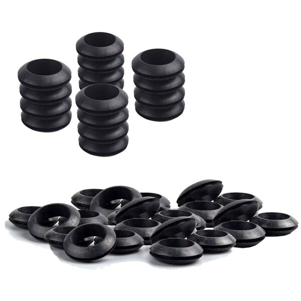 Ojal Goma 30MM Negro Pack X100 Anillo Sellado Junta Arandela Variante Color Negro