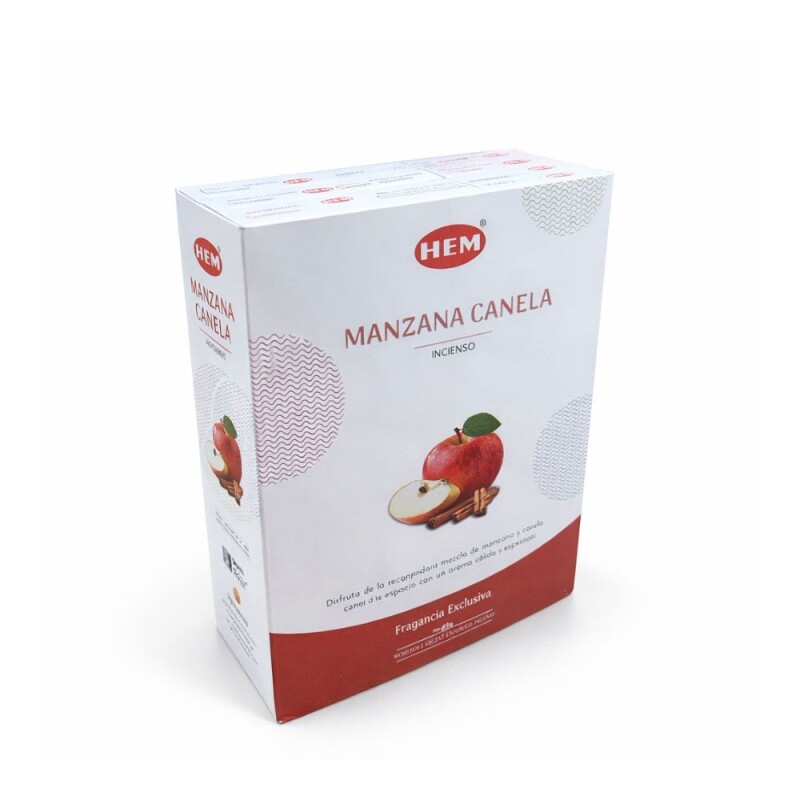 INCIENSO HEM PREMIUM 25GR - CAJA X12 Manzana/canela