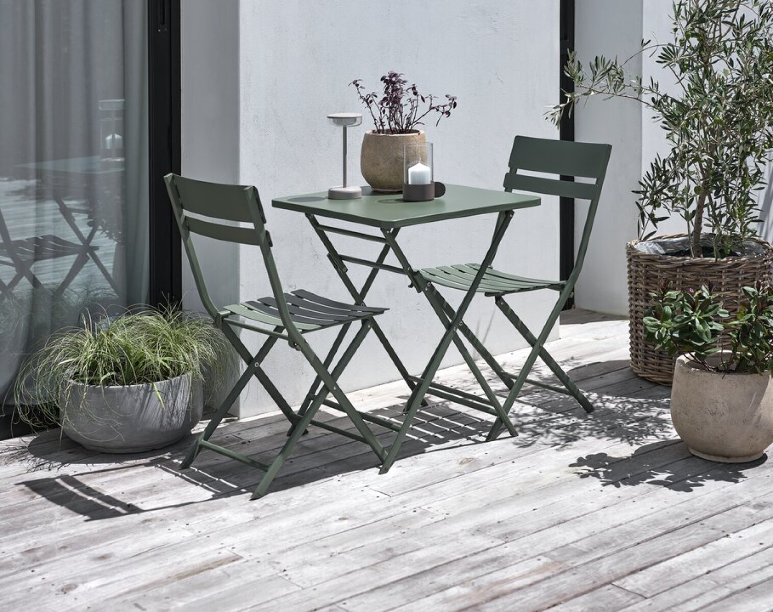 Set de balcón ABORG W60xL60 verde 