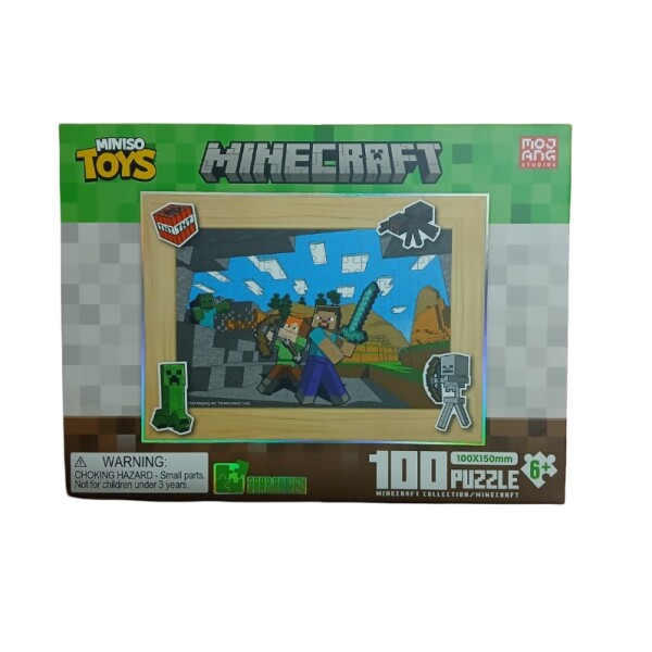 Puzzle Minecraft con cuadro Puzzle Minecraft con cuadro