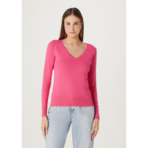 BLUSAO FEM ROSA MEDIO