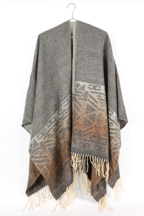 Poncho Maya Color Unico