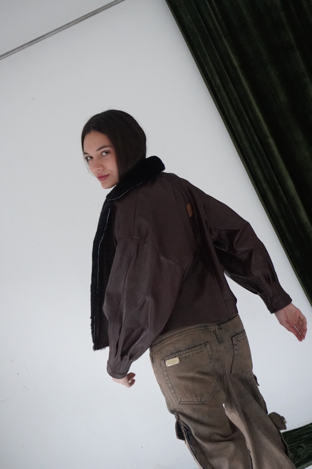 Campera Furor Chocolate / Azul